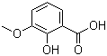 structure of CAS# 877-22-5, 3-甲氧基水杨酸