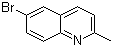 structure of CAS# 877-42-9, 6-溴-2-甲基喹啉