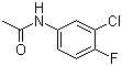 structure of CAS# 877-90-7, 3'-氯-4'-氟乙酰苯胺