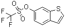 structure of CAS# 877264-48-7, 苯并[b]噻吩-6-基三氟甲烷磺酸酯