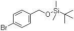 1-溴-4-叔丁基二甲基硅烷氧甲基苯分子结构 (CAS 87736-74-1)
