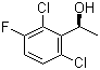 structure of CAS# 877397-65-4, (S)-1-(2,6-Dichloro-3-fluorophenyl)ethanol
