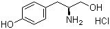 structure of CAS# 87745-27-5, L-Tyrosinol hydrochloride