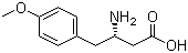 (S)-3-氨基-4-(4-甲氧基苯基)丁酸分子结构 (CAS 878011-67-7)
