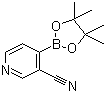 structure of CAS# 878194-92-4, 3-氰基吡啶-4-硼酸频哪醇酯