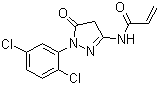 CAS # 87820-16-4, 1-(2,5-Dichlorophenyl)-3-propeneamido-5-pyrazolone
