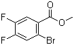 structure of CAS# 878207-28-4, 2-溴-4,5-二氟苯甲酸甲酯
