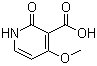 1,2-二氢-4-甲氧基-2-氧代-3-吡啶羧酸分子结构 (CAS 87853-70-1)