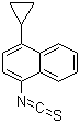 structure of CAS# 878671-95-5, 1-环丙基萘-4-基异硫氰酸酯