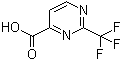 2-(三氟甲基)嘧啶-4-羧酸分子结构 (CAS 878742-59-7)