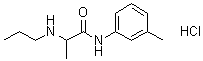 CAS # 878791-35-6, N-(3-Methylphenyl)-2-(propylamino)propanamide hydrochloride (1:1)
