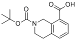 2-[(叔丁氧基)羰基]-1,2,3,4-四氢异喹啉-8-羧酸分子结构 (CAS 878798-87-9)