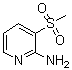 structure of CAS# 878805-97-1, 3-(甲基磺酰基)-2-吡啶胺