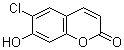 6-氯-7-羟基香豆素分子结构 (CAS 87893-58-1)