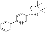 6-苯基吡啶-3-硼酸频哪醇酯分子结构 (CAS 879291-27-7)
