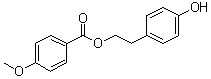 CAS # 87932-34-1, 4-Methoxybenzoic acid 2-(4-hydroxyphenyl)ethyl ester
