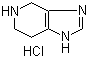 structure of CAS# 879668-17-4, 4,5,6,7-四氢-1H-咪唑并[3,4-c]吡啶盐酸盐