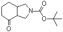 八氢-4-氧代-2H-异吲哚-2-羧酸叔丁酯分子结构 (CAS 879687-92-0)