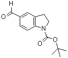 structure of CAS# 879887-32-8, 5-甲酰基-2,3-二氢-1H-吲哚-1-羧酸叔丁酯