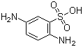 structure of CAS# 88-45-9, 2,5-Diaminobenzenesulfonic acid