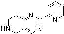 5,6,7,8-四氢-2-(2-吡啶基)吡啶并[4,3-d]嘧啶分子结构 (CAS 880361-82-0)