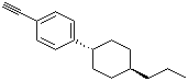 反式-4-(4-丙基环己基)苯乙炔分子结构 (CAS 88074-73-1)