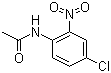 N-(4-氯-2-硝基苯基)乙酰胺分子结构 (CAS 881-51-6)