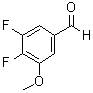structure of CAS# 881190-46-1, 3,4-二氟-5-甲氧基-苯甲醛
