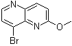 8-溴-2-甲氧基-1,5-萘啶分子结构 (CAS 881658-92-0)