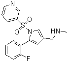 Vonoprazan分子结构 (CAS 881681-00-1)