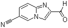 2-甲酰基咪唑并[1,2-a]吡啶-6-甲腈分子结构 (CAS 881841-28-7)