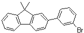 2-(3-溴苯基)-9,9-二甲基-9H-芴分子结构 (CAS 881912-14-7)