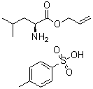L-亮氨酸烯丙酯对甲苯磺酸盐分子结构 (CAS 88224-03-7)