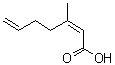 structure of CAS# 88227-04-7, (Z)-3-甲基-2,6-庚二烯酸