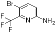 structure of CAS# 882500-21-2, 5-溴-6-(三氟甲基)吡啶-2-胺