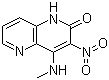 4-(甲基氨基)-3-硝基-1,5-萘啶-2(1H)-酮分子结构 (CAS 882651-36-7)