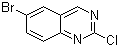 structure of CAS# 882672-05-1, 6-溴-2-氯喹唑啉