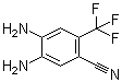 structure of CAS# 882978-62-3, 4,5-二氨基-2-三氟甲基苯甲腈