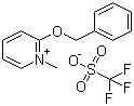 2-苄氧基-1-甲基吡啶鎓三氟甲磺酸盐分子结构 (CAS 882980-43-0)