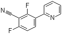 2,6-二氟-3-(2-吡啶基)苯腈分子结构 (CAS 883106-18-1)