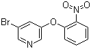 CAS 登录号：883106-33-0, 3-溴-5-(2-硝基苯氧基)吡啶