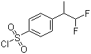 4-(1,1-二氟异丙基)苯-1-磺酰氯分子结构 (CAS 883146-12-1)