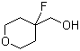 structure of CAS# 883442-46-4, (4-氟四氢-2H-吡喃-4-基)甲醇