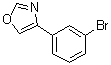 structure of CAS# 883527-60-4, 4-(3-溴苯基)恶唑