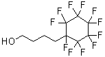 1,2,2,3,3,4,4,5,5,6,6-十一氟环己烷丁醇分子结构 (CAS 883546-00-7)