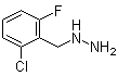structure of CAS# 883546-66-5, [(2-氯-6-氟苯基)甲基]肼