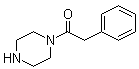 structure of CAS# 88372-33-2, 2-苯基-1-(1-哌嗪基)乙酮
