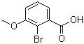 structure of CAS# 88377-29-1, 2-Bromo-3-methoxybenzoic acid
