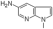 structure of CAS# 883986-76-3, 1-甲基-1H-吡咯并[2,3-b]吡啶-5-胺