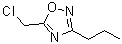 5-(氯甲基)-3-丙基-1,2,4-恶二唑分子结构 (CAS 884058-04-2)